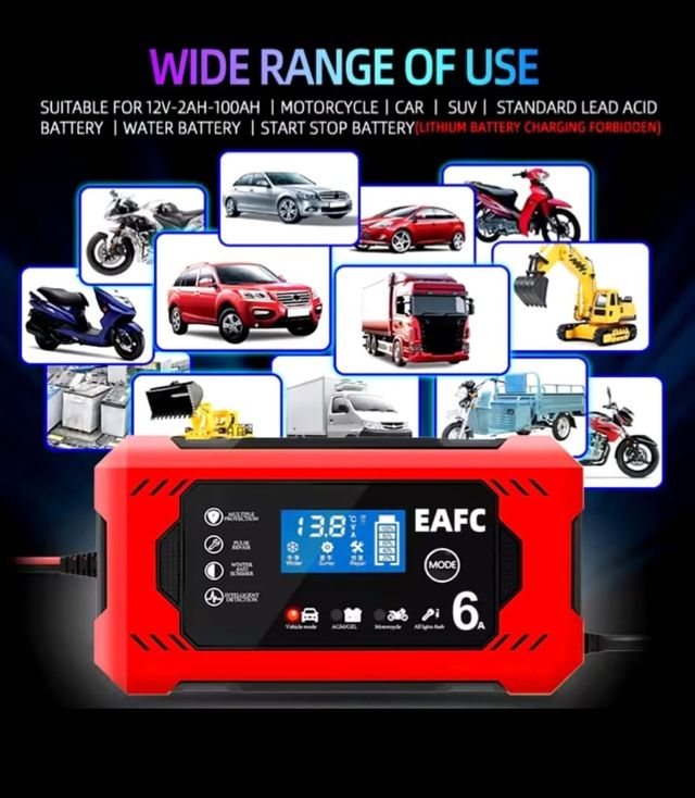 Cargador de baterías de coche