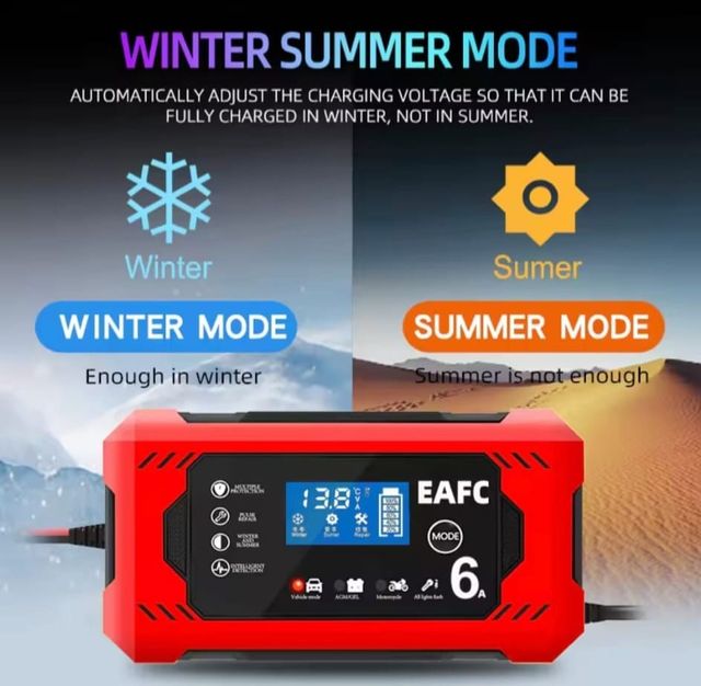 Cargador de baterías de coche