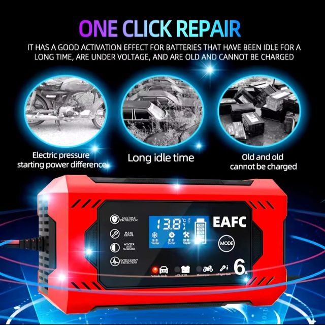 Cargador de baterías de coche