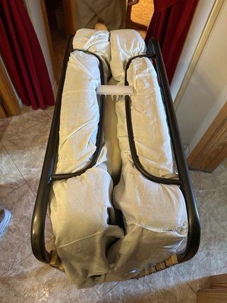 Cama y colchón plegable