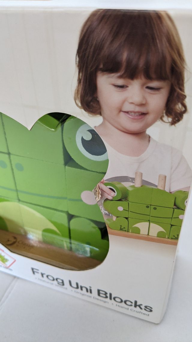 Juguete de Construcción de Bloques Rana NUEVO