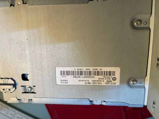 RCD 300 Radio VW Golf