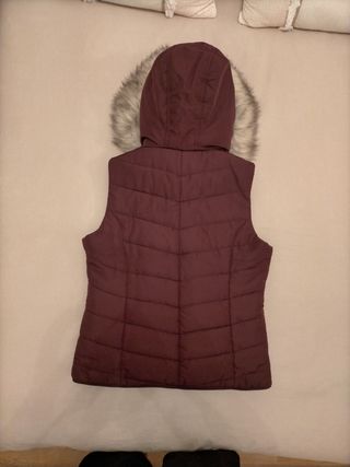 Chaleco mujer talla M granate