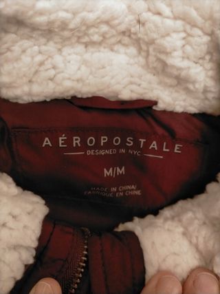 Chaleco mujer talla M granate