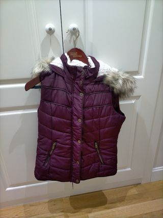 Chaleco mujer talla M granate