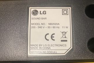 Barra de sonido LG Dolby Digital