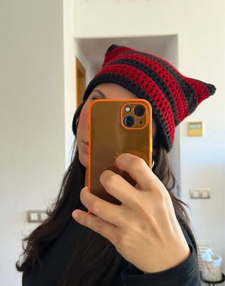 Gorro invierno efecto gato 