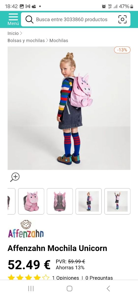 Mochila infantil Affenzahn