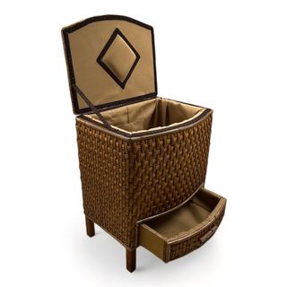 Costurero de Mimbre con un cajón y patas NUEVO