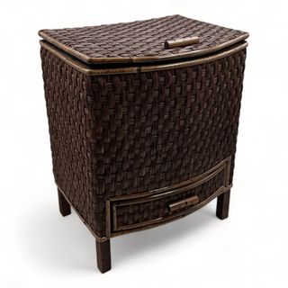 Costurero de Mimbre con un cajón y patas NUEVO