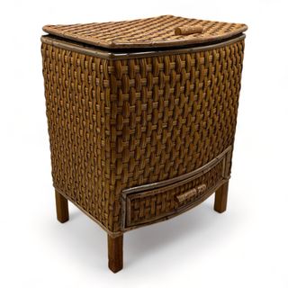 Costurero de Mimbre con un cajón y patas NUEVO