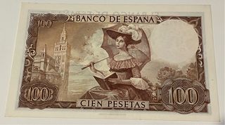 100 pesetas Gustavo Adolfo Becquer 1965