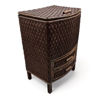 Costurero de Mimbre con Dos Cajones Artesanal