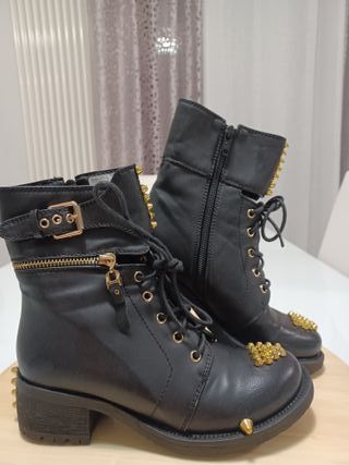 Anfibio donna nero borchiato tg 37 CINTI A3