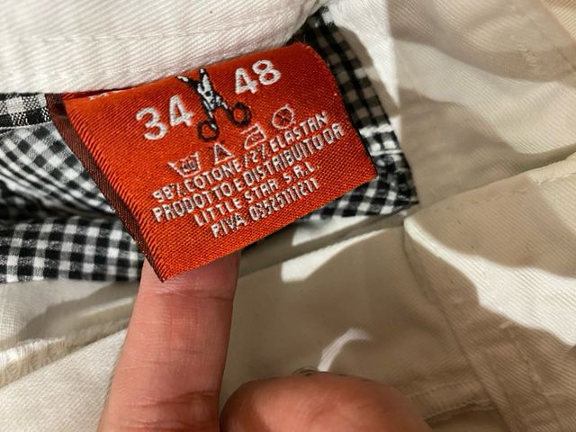 Jeans bianco strappato