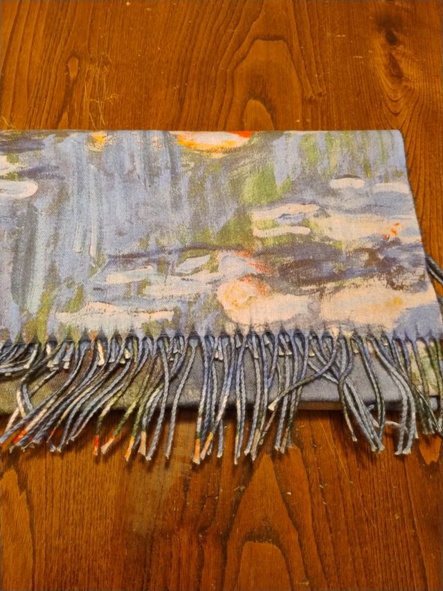 Sciarpa scialle Monet ninfee