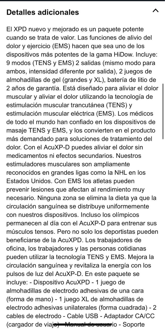 Electroestimulador