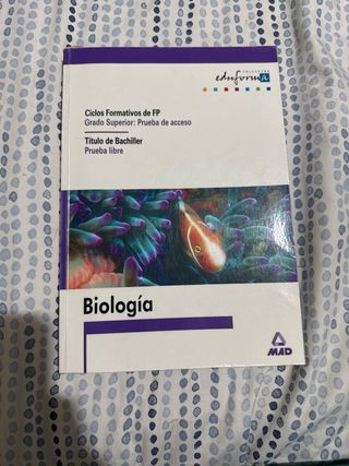 Biologia para el acceso a FP grado superior