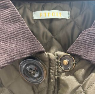 Abrigo de mujer acolchado verde militar
