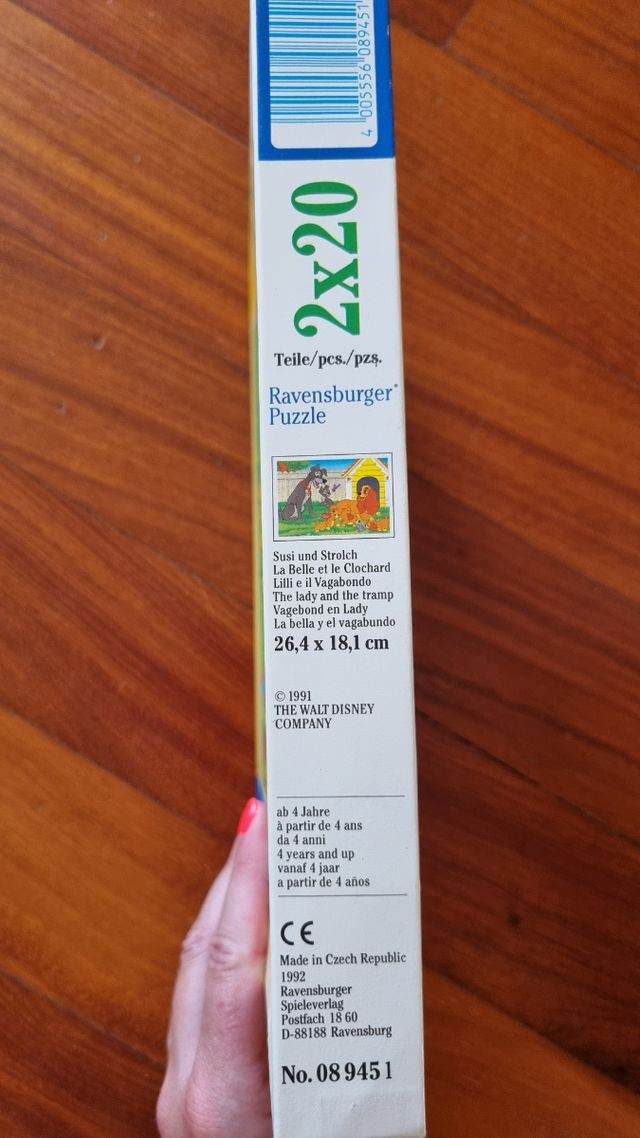 Puzzle Lilli e il vagabondo 4+