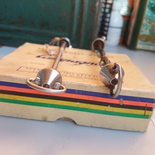 coppia bloccaggi ruote Record Campagnolo vintage