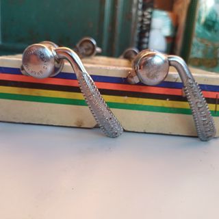 coppia bloccaggi ruote Record Campagnolo vintage