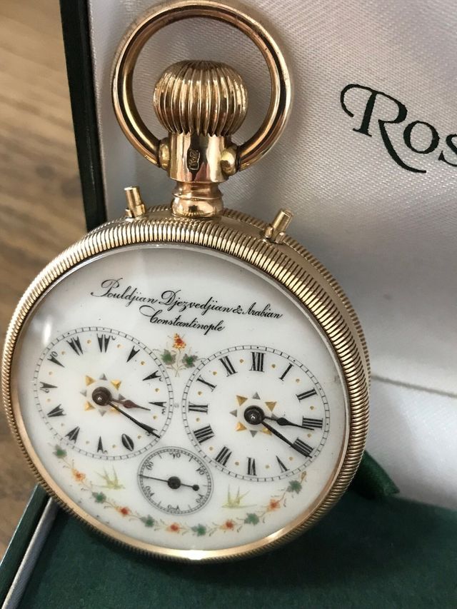 Reloj Bolsillo de capitan de la marina ańo1900