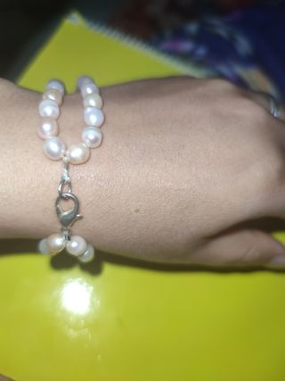 Pulsera de perlas original 20cm