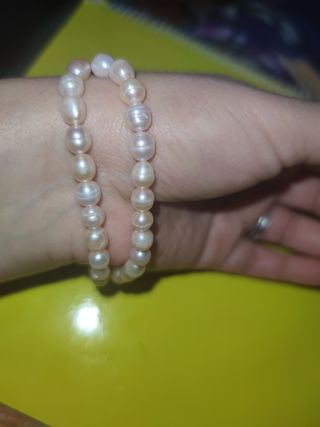 Pulsera de perlas original 20cm