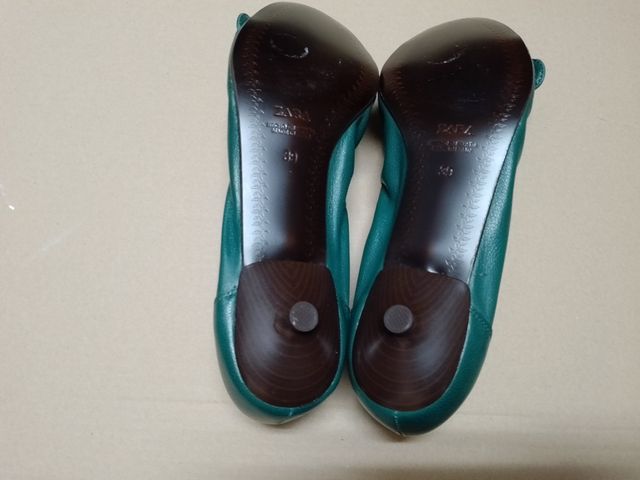 Zapatos verdes nº 39 Zara nuevos