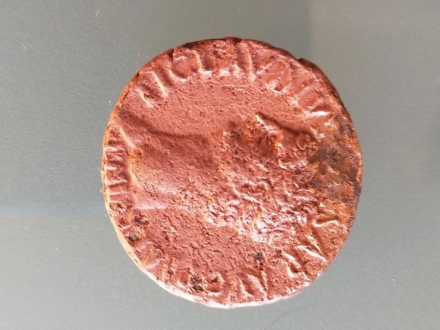 Moneda romana emperador Claudio