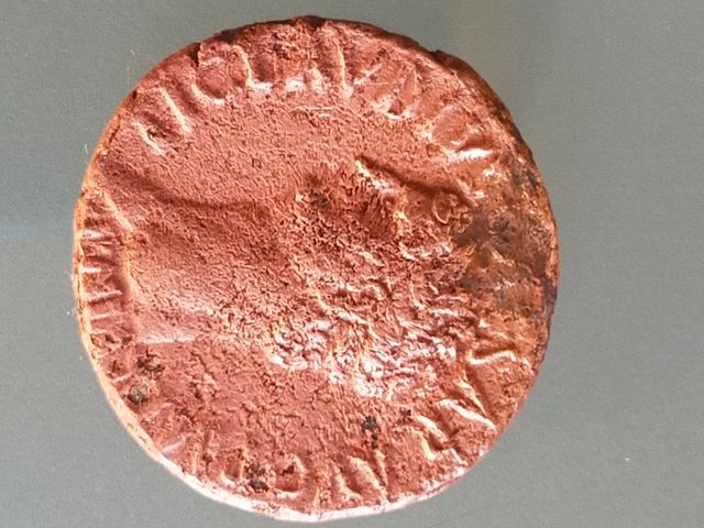 Moneda romana emperador Claudio