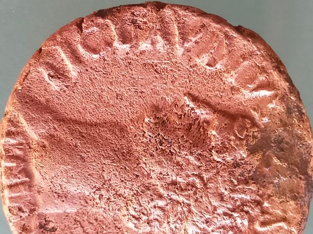 Moneda romana emperador Claudio