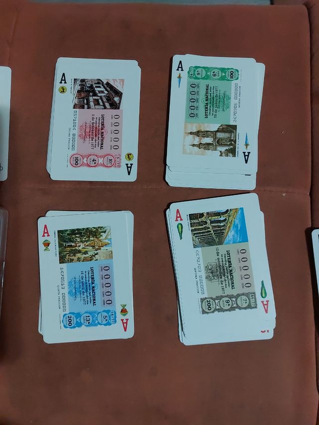 Cartas loteria nacional provincias 1977