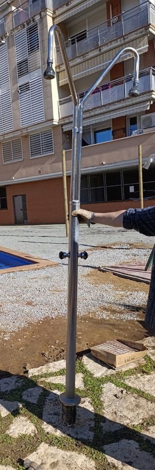 Ducha acero inoxidable exterior