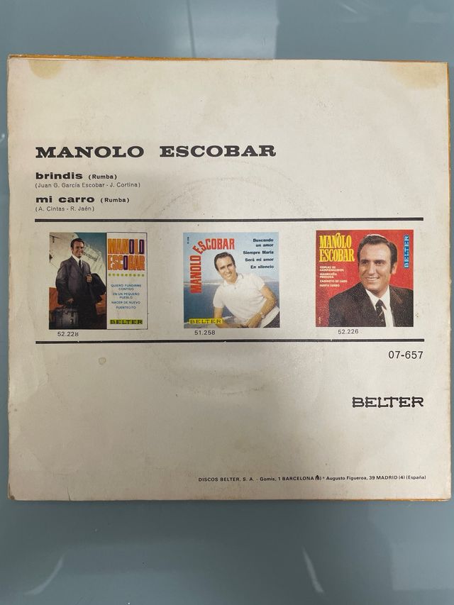 Manolo escobar single