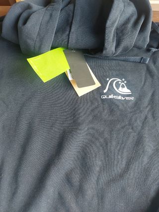 Sudadera Quiksilver Talla M Azul Marino NUEVA