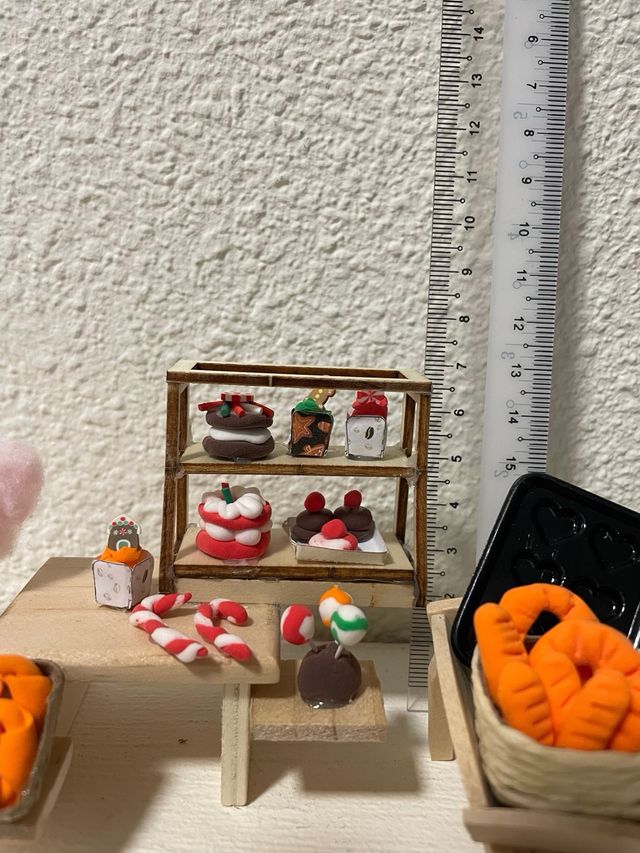 Puesto de pasteles para belenes