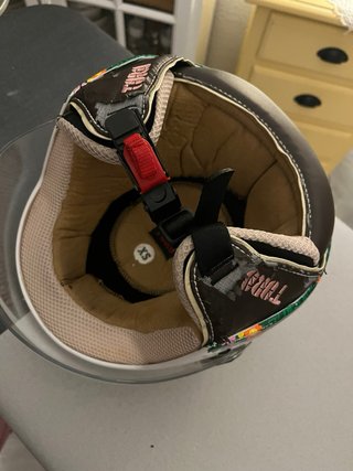 Casco moto niño
