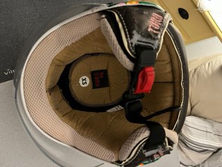 Casco moto niño