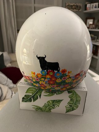 Casco moto niño