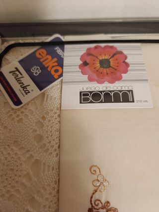 Sábanas de matrimonio vintage