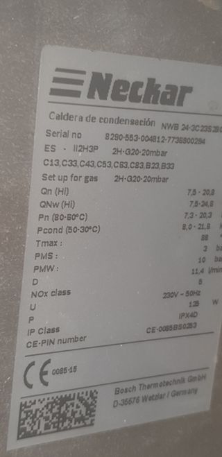 Tarjeta electronica NECKAR NWB 24