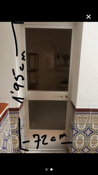 Puerta de aluminio