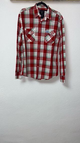 Camisa cuadros rojo