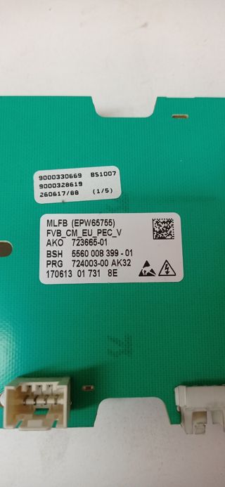 Módulo control lavadora Bosch WAE24060EE