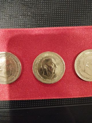 Lote Monedas 1 peseta Franco