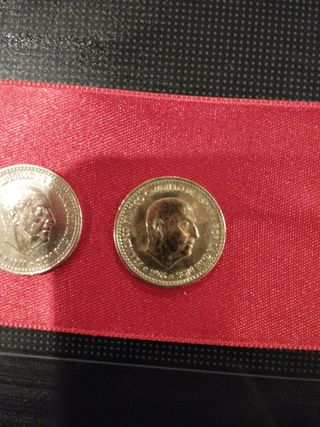 Lote Monedas 1 peseta Franco