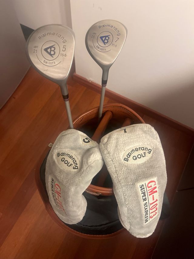 Palo de golf .Maderas mujer 7 y 5 Boomerang