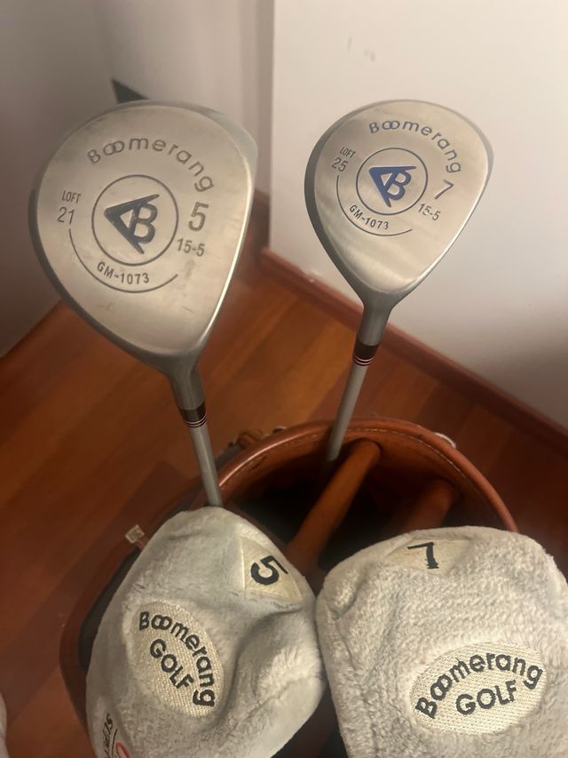 Palo de golf .Maderas mujer 7 y 5 Boomerang